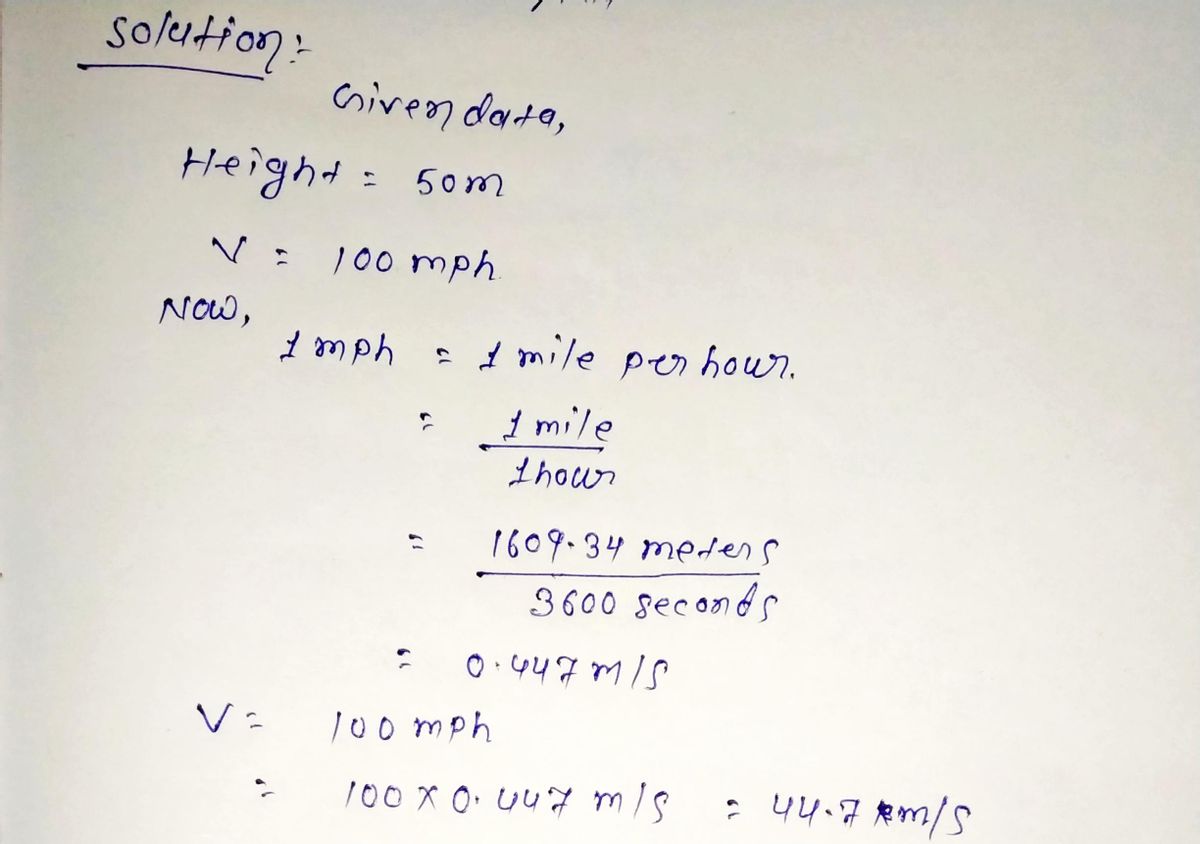 Physics homework question answer, step 1, image 1